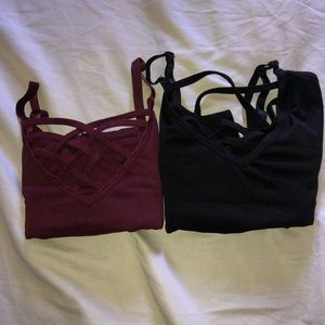 Cross cross camisoles